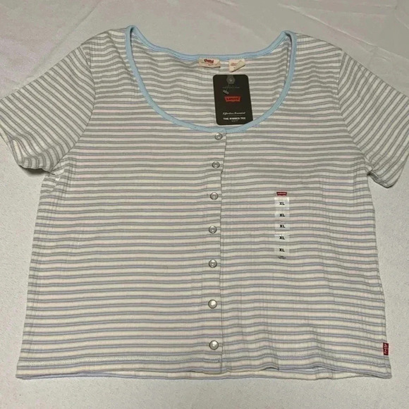 Levi’s Women’s Ribbed Tee, T-shirt. Size XL. - Picture 1 of 3